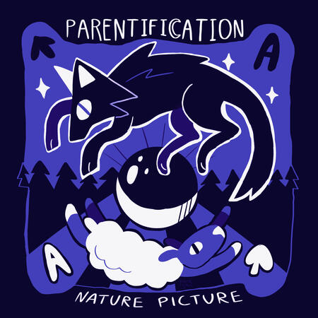 Original Fictional Album Cover Art - Parentification