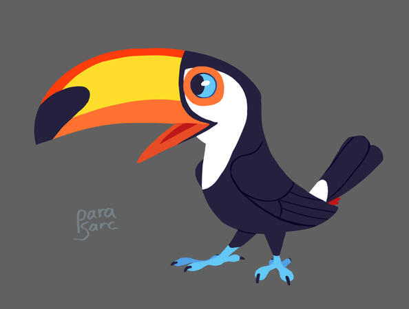 Toucan - Lineless Design