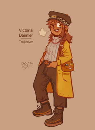 Character Design - Taxi Humanization