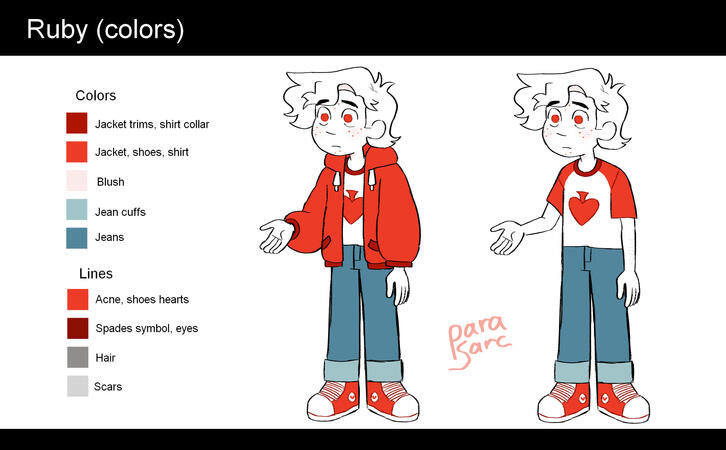 Original Character - "Ruby" Color Sheet